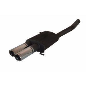 Ulter Sport Muffler Dual Tip Schwarz Stahl Volkswagen Polo