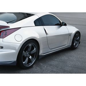 X-Form Seitenschweller Schwarz Glänzend ABS Plastik Nissan 350Z