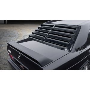 X-Form Window Louvers Schwarz Glänzend ABS Plastik Mercedes 190
