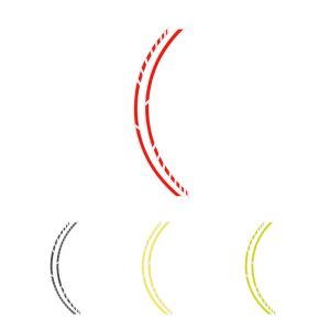 Foliatec Felgenaufkleber Racing