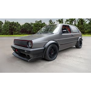 X-Form Vorne Spoilerlippe Schwarz Glänzend ABS Plastik Volkswagen Golf,Jetta