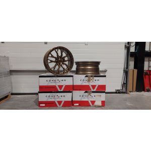 Concaver CVR1 Felgen 19 Zoll 8.5J ET45 5x112 Leistung Konkav Flow Form Brushed Bronze