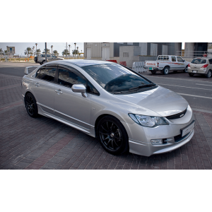 SK-Import Seitenschweller Mugen Style Schwarz ABS Plastik Honda Civic