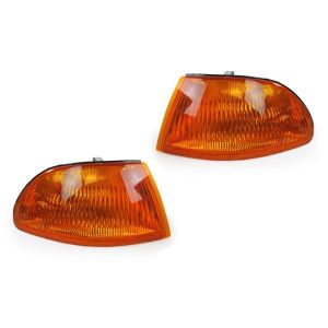 Sonar Kurven JDM Style Chrom Gehäuse Oranges Glas Honda Civic