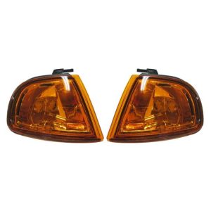 Sonar Kurven JDM Style Chrom Gehäuse Oranges Glas Honda Prelude