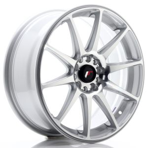 JR-Wheels JR11 Felgen 18 Zoll 7.5J ET40 5x112,5x114.3 Guss Silver Machined Face
