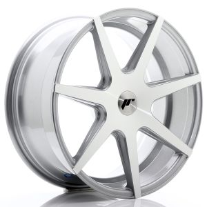 JR-Wheels JR20 Felgen 19 Zoll 8.5J ET35 5x120 Guss Silver Machined Face