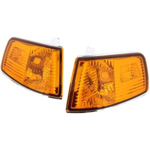 Sonar Kurven Chrom Gehäuse Oranges Glas Honda CRX Facelift