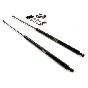 D1 Spec Haubendämpfer Schwarz Stahl Honda Prelude