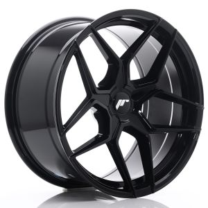 JR-Wheels JR34 Felgen 19 Zoll 9.5J ET35 5x114.3 Guss Gloss Black