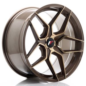 JR-Wheels JR34 Felgen 19 Zoll 9.5J ET35 5x120 Guss Platinum Bronze