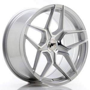JR-Wheels JR34 Felgen 19 Zoll 9.5J ET40 5x120 Guss Silver Machined Face