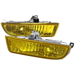 SK-Import Nebelscheinwerfer JDM Style Chrom Gehäuse Gelbes Glas Honda Prelude