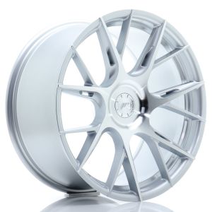 JR-Wheels JR42 Felgen 19 Zoll 9.5J ET35 5x120 Flow Form Silver Machined Face
