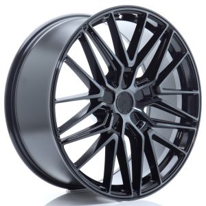 JR-Wheels JR38 Felgen 21 Zoll 9J ET10-52 Custom PCD Flow Form Black Brushed