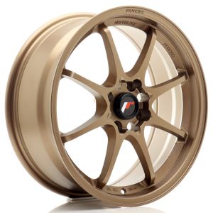 JR-Wheels JR5 Felgen 17 Zoll 7J ET38 4x100 Dark Anodized Bronze