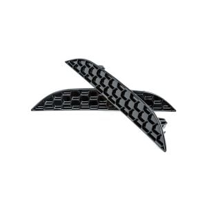 Acexxon Hinten Reflektoreinsatz Honeycomb Style Schwarz Glänzend Plastik BMW 5-serie