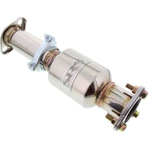 SRS Rennsport Katalysator 57mm Edelstahl Honda Civic,CRX,Del Sol