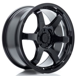 JR-Wheels SL03 Super Light Felgen 18 Zoll 8J ET20-35 Custom PCD Flow Form Gloss Black