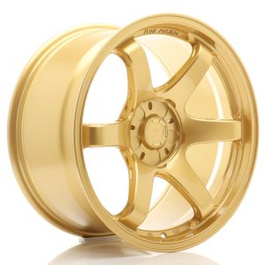 JR-Wheels SL03 Super Light Felgen 18 Zoll 9.5J ET20-38 Custom PCD Flow Form Gold