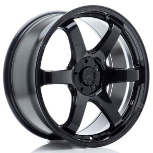JR-Wheels SL03 Super Light Felgen 19 Zoll 9J ET20-45 Custom PCD Flow Form Gloss Black