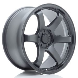 JR-Wheels SL03 Super Light Felgen 19 Zoll 9.5J ET20-35 Custom PCD Flow Form Flat Gun Metal