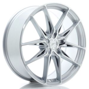 JR-Wheels JR44 Felgen 20 Zoll 8J ET20-40 Custom PCD Flow Form Silver Machined Face