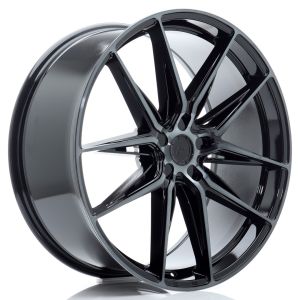 JR-Wheels JR44 Felgen 22 Zoll 9.5J ET15-40 Custom PCD Flow Form Black Machined Tinted Face