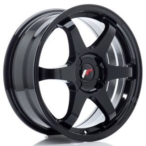 JR-Wheels JR3 Felgen 17 Zoll 7J ET20-42 Custom PCD Gloss Black
