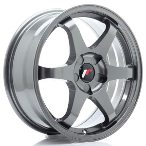 JR-Wheels JR3 Felgen 17 Zoll 7J ET20-42 Custom PCD Gun Metal