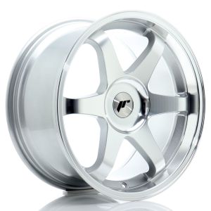 JR-Wheels JR3 Felgen 18 Zoll 9J ET15-40 Custom PCD Silver Machined Face