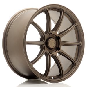 JR-Wheels SL04 Super Light Felgen 19 Zoll 10J ET15-51 Custom PCD Flow Form Flat Bronze