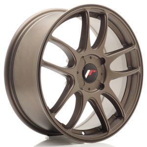 JR-Wheels JR29 Felgen 17 Zoll 7J ET20-48 Custom PCD Flow Form Flat Bronze