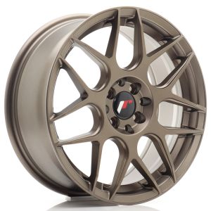 JR-Wheels JR18 Felgen 17 Zoll 7J ET40 4x100 Flow Form Flat Bronze