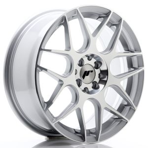JR-Wheels JR18 Felgen 17 Zoll 7J ET40 4x100 Flow Form Silver Machined Face