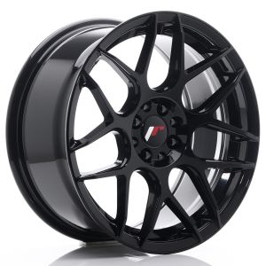 JR-Wheels JR18 Felgen 17 Zoll 8J ET25 4x100,4x108 Flow Form Gloss Black