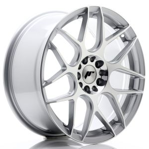 JR-Wheels JR18 Felgen 18 Zoll 8.5J ET35 5x100,5x120 Flow Form Silver Machined Face