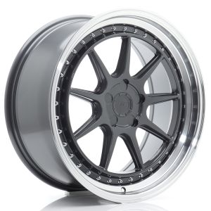 JR-Wheels JR47 Felgen 19 Zoll 8.5J ET15-35 Custom PCD Flow Form Hyper Gray