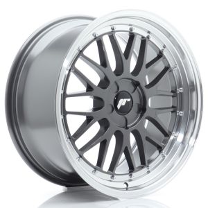 JR-Wheels JR23 Felgen 19 Zoll 9J ET20-40 Custom PCD Flow Form Hyper Grey Machined Lip