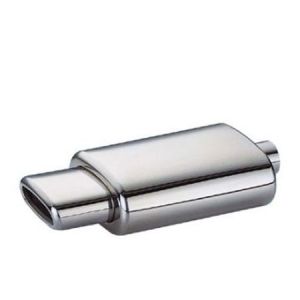SK-Import Hinten Universal Muffler SL-RSL-R 63.5mm Edelstahl