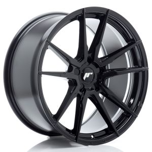 JR-Wheels JR21 Felgen 20 Zoll 9.5J ET22-40 Custom PCD Flow Form Gloss Black