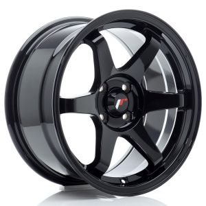 JR-Wheels JR3 Felgen 16 Zoll 8J ET25 4x100 Gloss Black