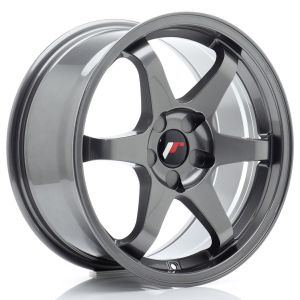 JR-Wheels JR3 Felgen 17 Zoll 8J ET20-35 Custom PCD Gun Metal