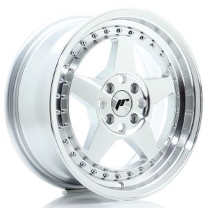JR-Wheels JR6 Felgen 16 Zoll 7J ET35 4x100 Silver Machined Face