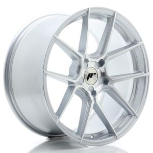 JR-Wheels JR30 Felgen 19 Zoll 9.5J ET20-40 Custom PCD Flow Form Silver Machined Face