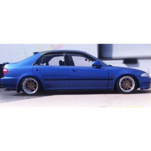 SK-Import Vorne und Hinten Side Window Visor Aufkleben 4-Türer Getönt Plastik Honda Civic