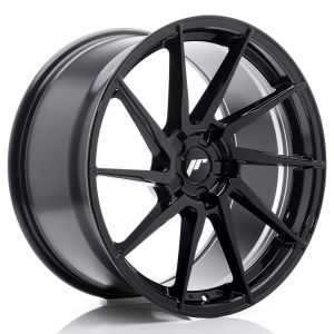 JR-Wheels JR36 Felgen 19 Zoll 9J ET20-40 Custom PCD Flow Form Gloss Black