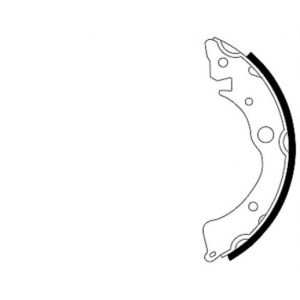 Ashuki Hinten Bremsbacken OEM Honda Civic