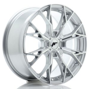 JR-Wheels JR49 Felgen 17 Zoll 8J ET20-40 Custom PCD Guss Silver Machined Face