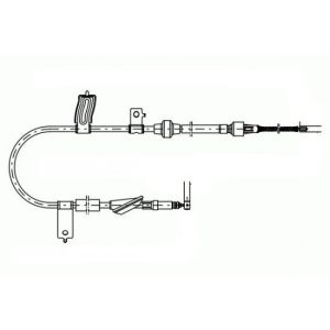 Ashuki Handbremsseil OEM Honda Civic